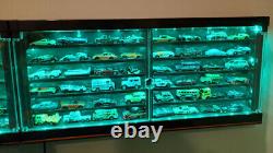 Custom LED Hot Wheels Premium Car Collector Display Case Gift Toy Storage