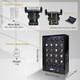 Dukwin Automatic Rotation 24 Watch Winder Display Box Case Storage Lcd Led Quiet