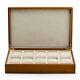 Dark Grey Watch Organizer Case Wood Watch Storage Box Jewelry Box Display Case