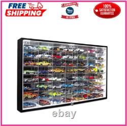 Design Hot Wheels 1/64 Scale Diecast Display Case Storage Cabinet Shelf Wall