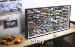 Design Hot Wheels 1/64 Scale Diecast Display Case Storage Cabinet Shelf Wall