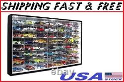 Design Hot Wheels 1/64 Scale Diecast Display Case Storage Cabinet Shelf Wall Mou