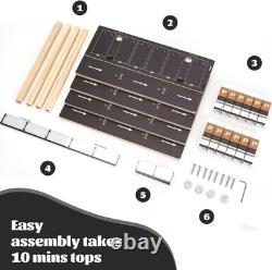 Diecast Car Display Case Wooden Garage Scene Storage for Hot Wheels Matchbox