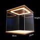Diorama Wooden Acrylic Display Case Led For Storage Action Figure And Model Car
