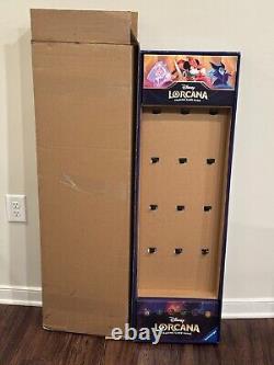 Disney Lorcana In-Store Retail Empty Display Case Including All Pegs With Box