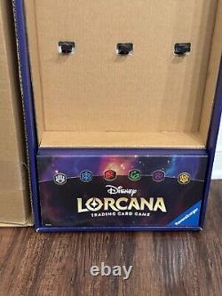 Disney Lorcana In-Store Retail Empty Display Case Including All Pegs With Box