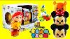 Disney Pooh Bear Tsum Tsum Stack N Display Set Vinyls Collection And Storage Case