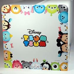 Disney Tsum Tsum Store Display Countertop Collectors Case 24 Wooden Box Nice