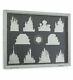 Disney Store Castle Collection Collector Display Case Frame For 10 Pin Set