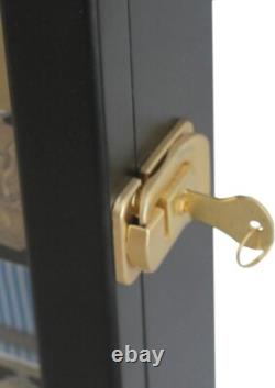 DisplayGifts Military Challenge Coin Display Case Poker Chip Holder Wall Cabinet