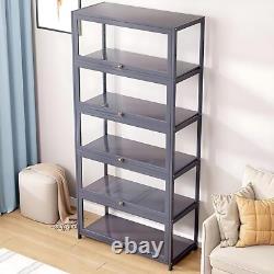 Display Cabinet with Acrylic Glass Door, 5-Tier Curio Display Case, Collectibles