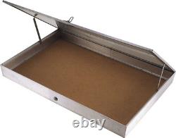 Displays Aluminum Display Case 22x34 Glass Top Locking Storage