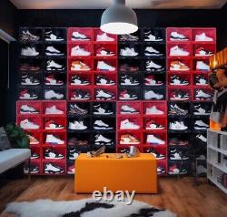 Drop Sides Sneaker Display Case Storage Shoe Box