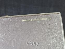 Dunhill Storage/Display Case Salesman Box Holds 6 Pipes Dark Brown #1