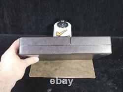 Dunhill Storage/Display Case Salesman Box Holds 6 Pipes Dark Brown #1