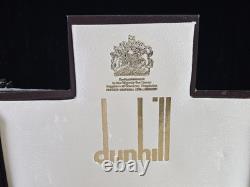 Dunhill Storage/Display Case Salesman Box Holds 6 Pipes Dark Brown #1