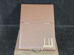 Dunhill Storage/Display Case Salesman Box Holds 6 Pipes Light Brown #2