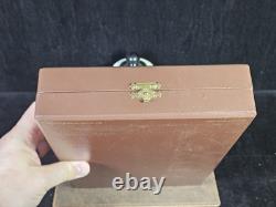 Dunhill Storage/Display Case Salesman Box Holds 6 Pipes Light Brown #2