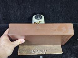 Dunhill Storage/Display Case Salesman Box Holds 6 Pipes Light Brown #2