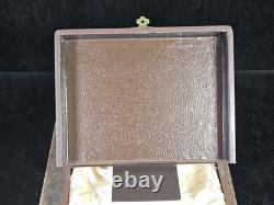 Dunhill Storage/Display Case Salesman Box Holds 6 Pipes Light Brown #2