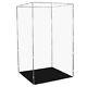 Evron Display Case For Collectibles Assemble Clear 16x16x30 Inch41x41x76cm