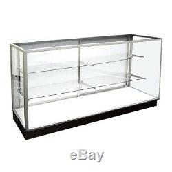 Extra Vision Showcase, Glass Display Case, Retail Store Fixtures, 4' Long