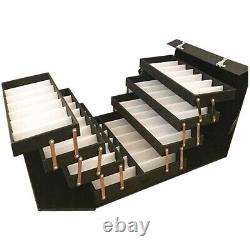 Eyeglasses Display Case 56PCS Suitcase Foldable Eyewear Storage Box for Sunglass