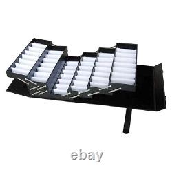 Eyeglasses Display Case 56PCS Suitcase Foldable Eyewear Storage Box for Sunglass