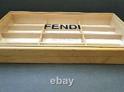 Fendi Sunglasses Wooden Storage Display Case (please read description)