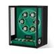 Fingerprint Automatic 6 Watch Winder 6 Watches Storage Display Case Box Rgb Gift