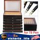 Fountain Pen Wood Display Case Organizer Storage Collector Box 6layer For 78 Pen