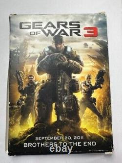 GEARS OF WAR 3 Countdown Store Display Case XBOX 360 (Sept. 20, 2011)