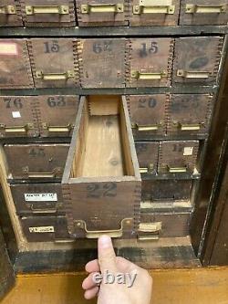 GENERAL STORE DULUTH BACK COUNTER WITH 230+ DRAWS. OAK EALRY 1900s MAKE OFFER