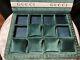 Gucci Authentic Green Velvet Watch Jewelry Store Display Case Bee Incomplete