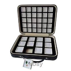 Gemstone Box Storage Bag Diamond Display Show Case Stone Packaging Organizer
