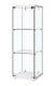 Glass Countertop Display Case Store Fixture Showcase With Front Lock 25mm 3 Layer