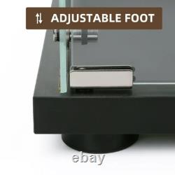 Glass Display Cabinet WithMirror 4 Shelves 3 Door Storage Case For Curio NEW White Glass Display Cabinet WithMirror 4 Shelves 3 Door Storage Case For Curio NEW White