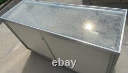 Glass Display Case For Store With Shelves & Lock