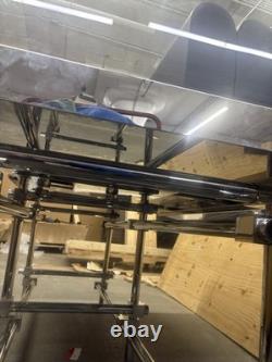Glass Floor Standing Retail Display Case, Enclosed Storage Area