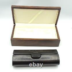 Gold & Wood Paris Eyeglass Case & Wood Storage Display Case