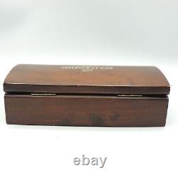 Gold & Wood Paris Eyeglass Case & Wood Storage Display Case