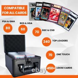 Graded Card Storage Box Premium Sports Card Display Case for Graded Sports Car
