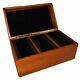 Graded Card Storage Box For 45 Psa Slabbed Cards Solid Wood Display Case
