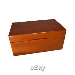 Graded Card Storage Box for 45 PSA Slabbed Cards Solid Wood Display Case