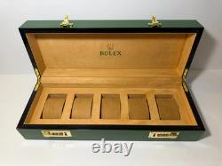 Green Wooden Watch Display Storage Case with Outer Presentation Box Green Wooden Watch Display Storage Case with Outer Presentation Box