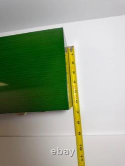 Green Wooden Watch Display Storage Case with Outer Presentation Box