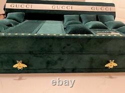 Gucci RARE Watch Jewelry Case WithFull Gucci Sign, 2-Bee Logo, Store Display