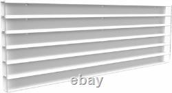 HO Scale Train Display Case Wall Rack 6 Shelf Acrylic Storage Cabinet 58.3 Inch