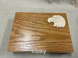 Hand Crafted Carved Solid wood Storage boxes, gun case, display box Jewelry box