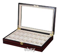 Hand Made Watch Cabinet Luxury Case Storage Display Box Jewellery Watches tw9